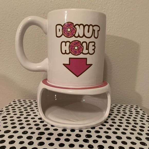 Other - Donut Hole coffee mug and donut holder
